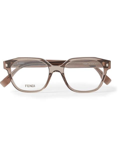 fendi glasses brown|fendi optical glasses.